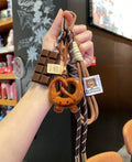 1pc Creative smile face chocolate Keychain