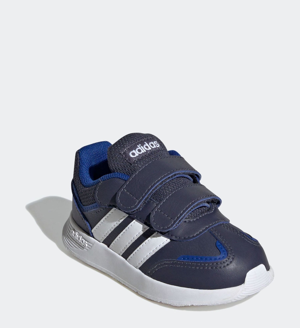 adidas Navy/White Tensaur Switch Hook and Loop Infant Trainers
