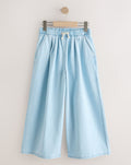Light Blue Pullon Wide Leg Jeans