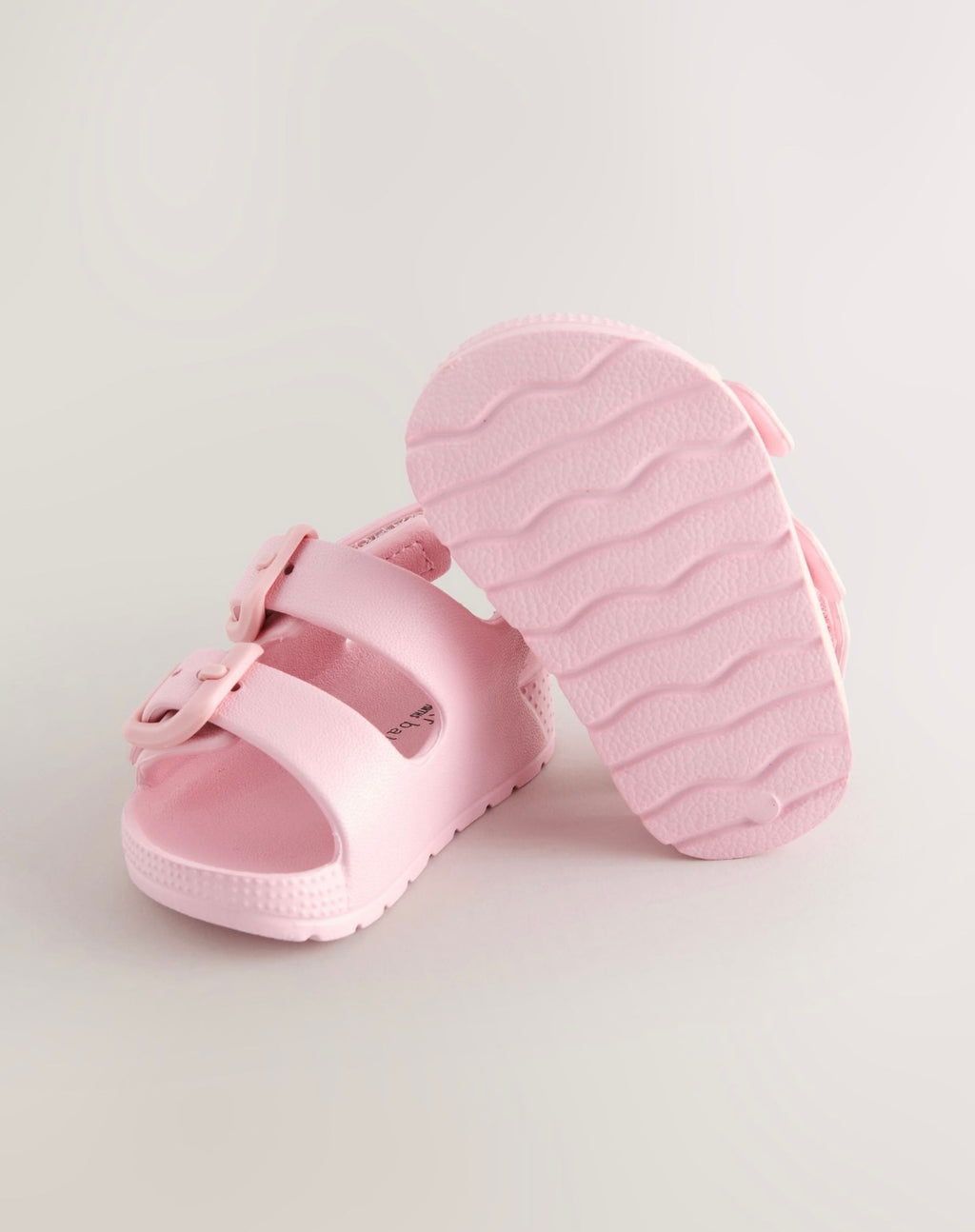 Pink Baby Double Buckle EVA Sandals