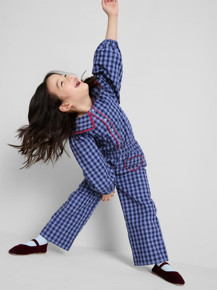 Gingham Check Trousers