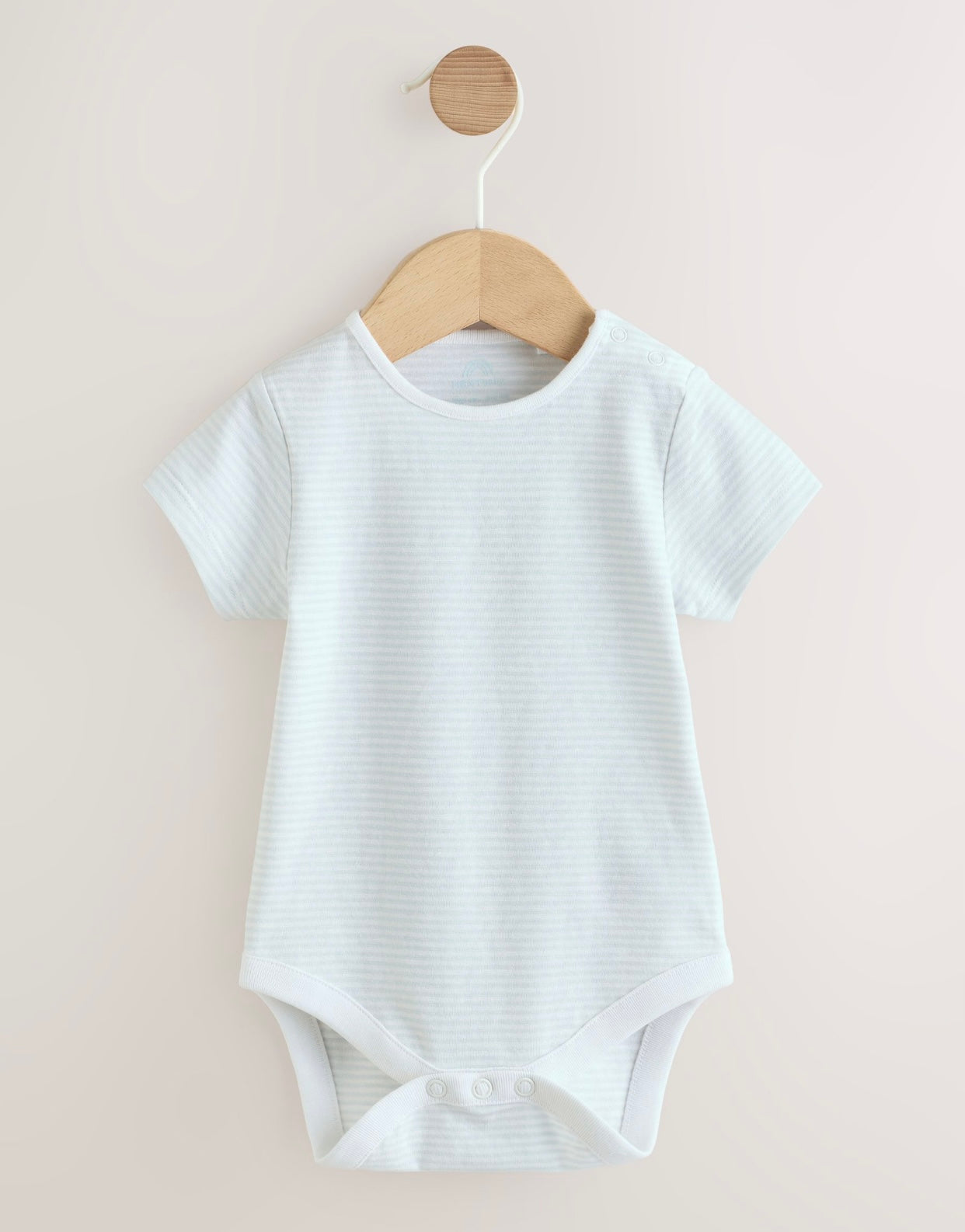 Pale Blue Woven Dungarees and Bodysuit Baby Set