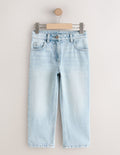 Light Wash Straight Leg Jeans