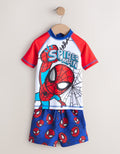 Spiderman Rash Vest and Swim Shorts Set