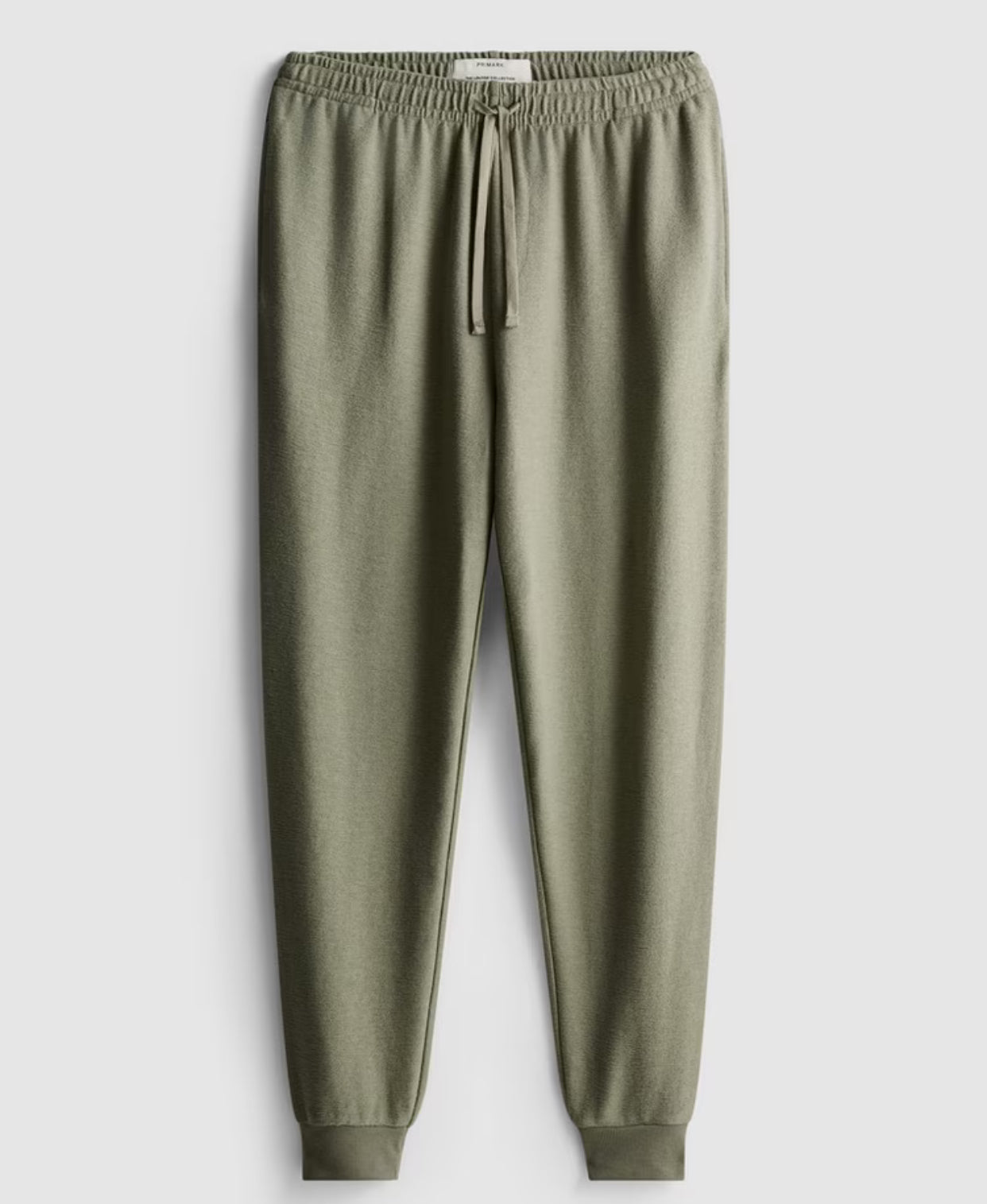 A pair of textured pyjama bottoms with a drawstring waistline