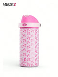 Meoky 530 ml Vacuum Insulated Water Bottle With 2-In-1 Straw And Spout Lid