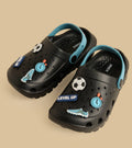 Football Jibbitz Clogs with Backstrap