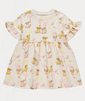 Disney Lion King Cream Frill Sleeve Dress