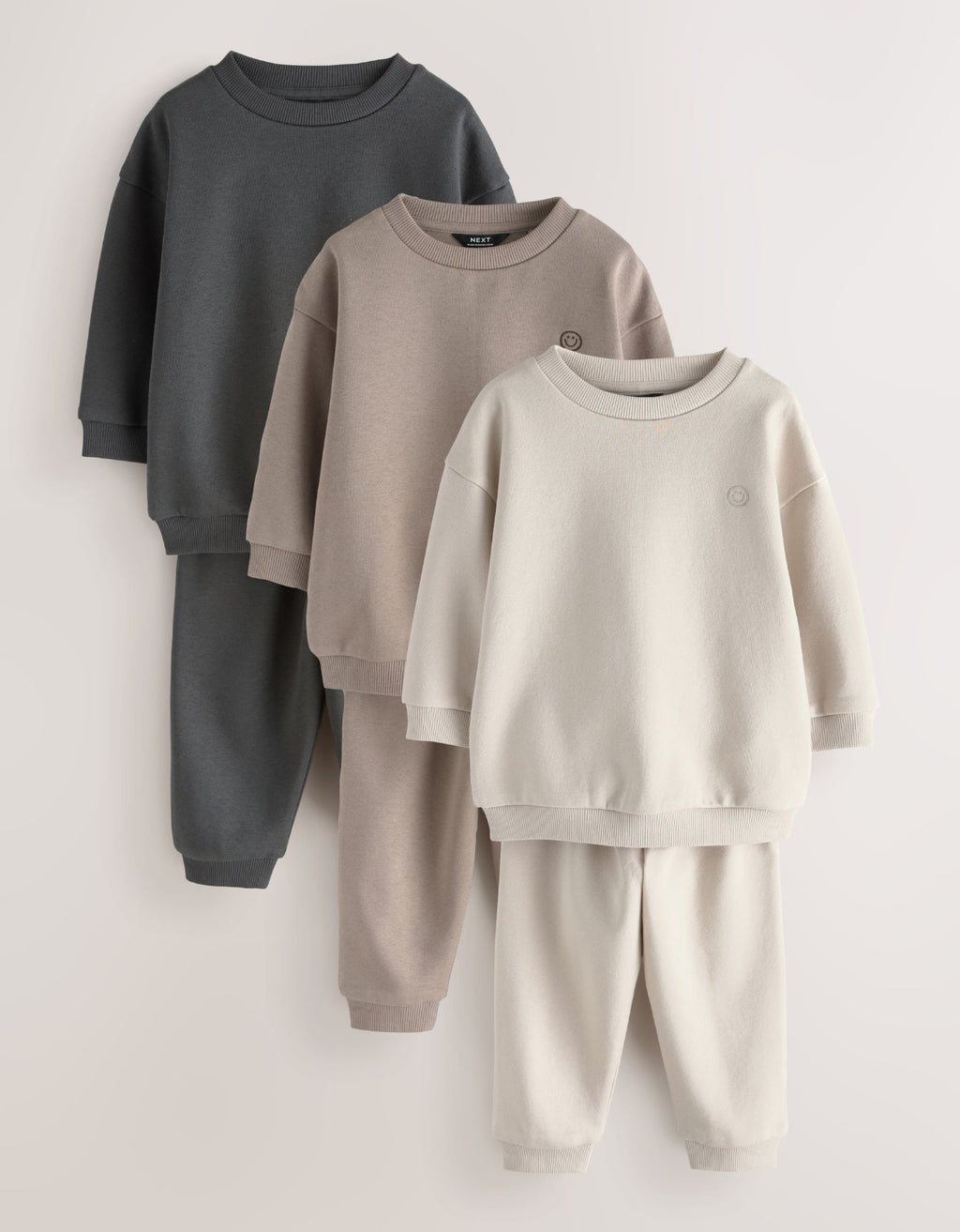 Neutral Sweat Top & Joggers Set 6 Piece