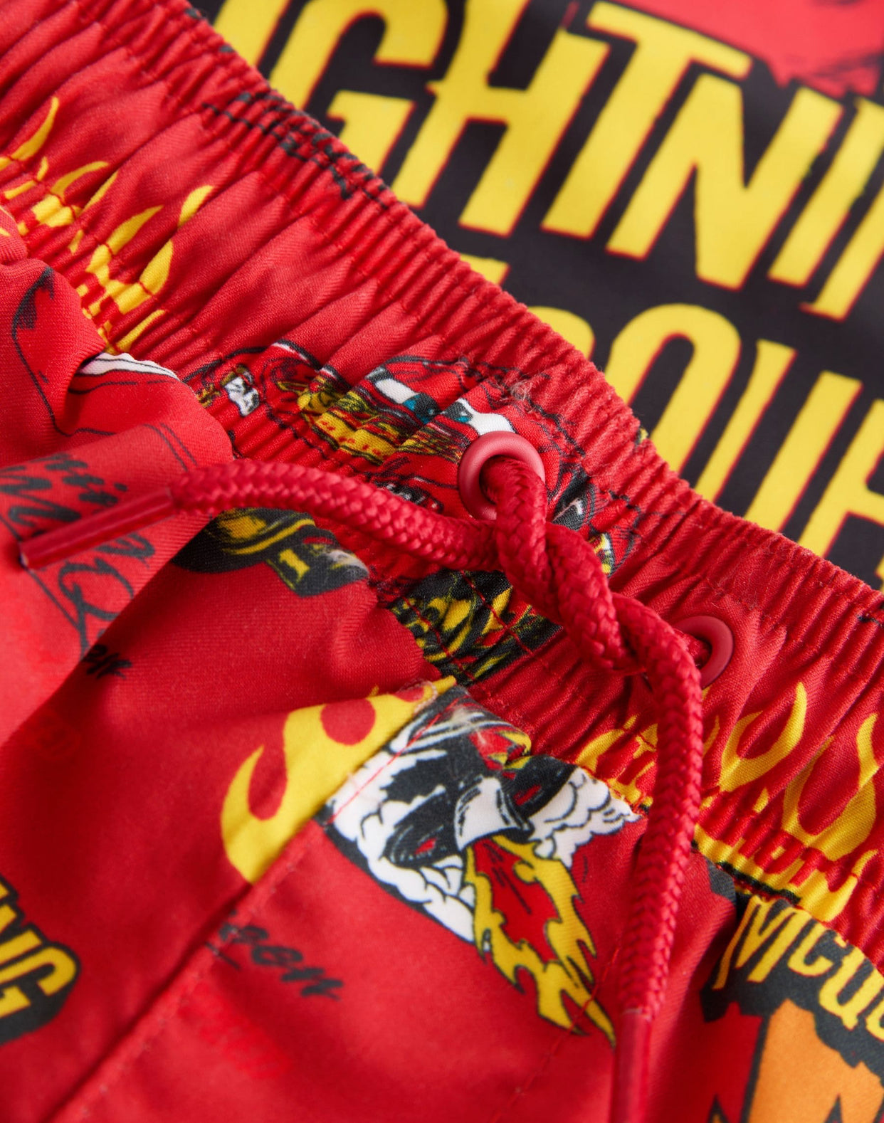 Lightening McQueen Rash Vest and Swim Shorts Set
