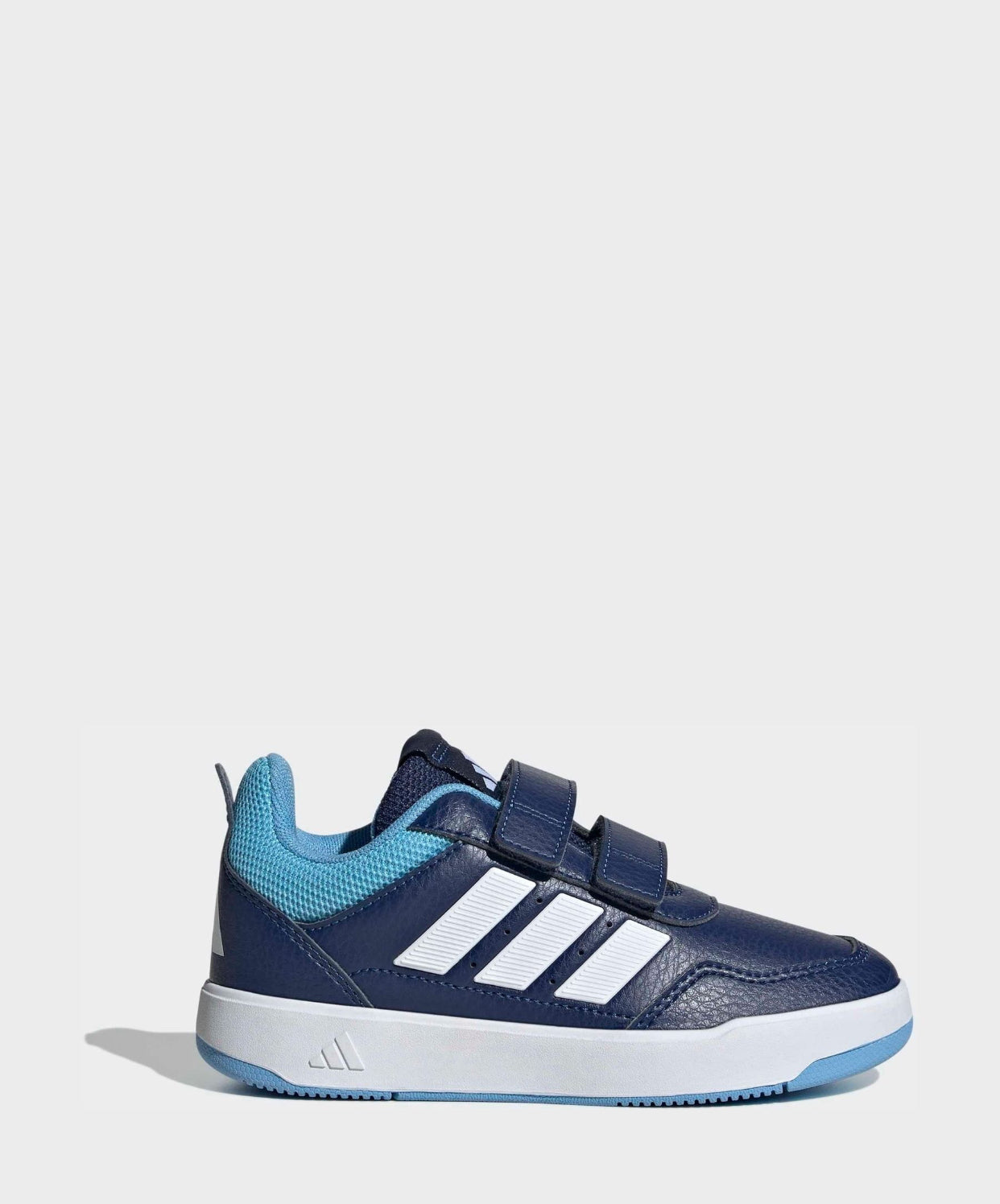 adidas Dark Blue Hook and Loop Tensaur Sport 3.0 Junior Trainers