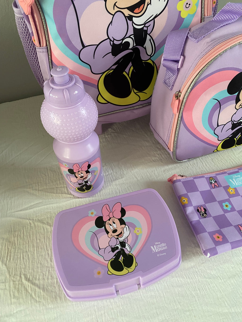 Minnie Mouse 5pcs School Bag Set (immediate)