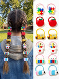 12pcs school hair ties set