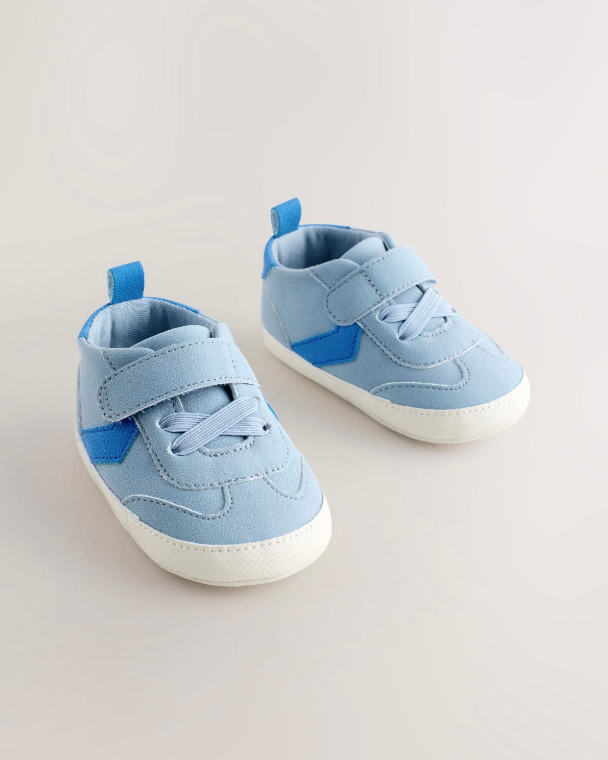 Blue Touch Fastening Baby Trainers