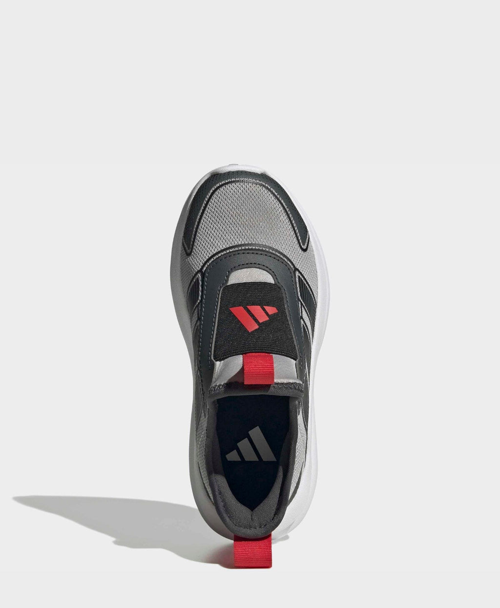 adidas Grey/Red Tensaur Comfort Trainers