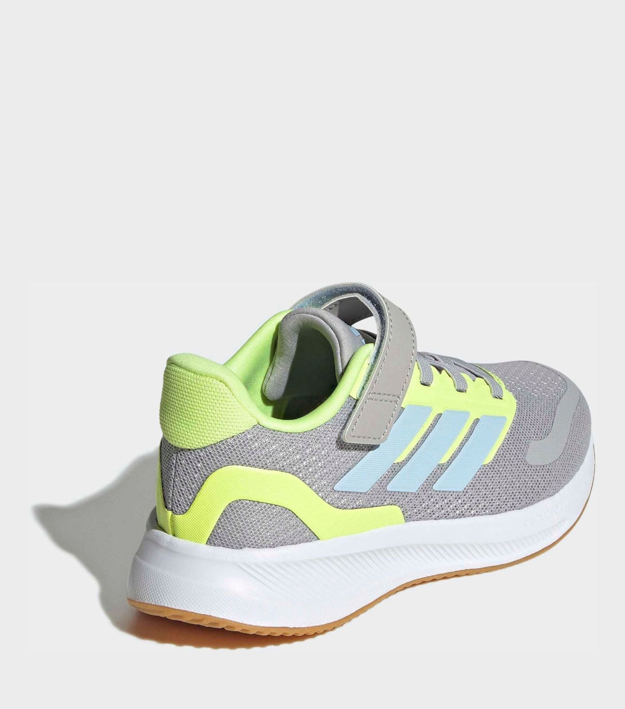 adidas Grey Runfalcon 5 Elastic Lace Running £30 Kids Trainers