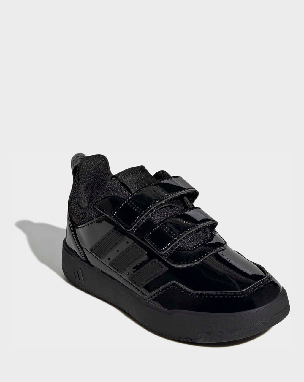 adidas Patent Black Hook and Loop Tensaur Sport 3.0 Junior Trainers