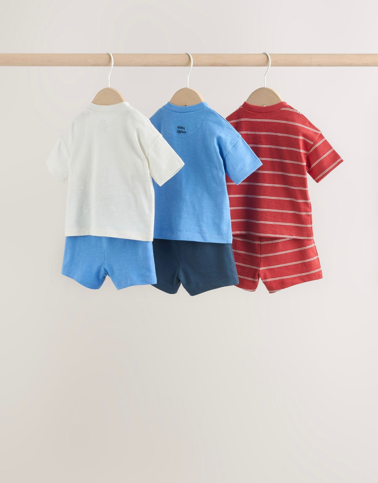 Blue/Red Homegrown Farm Tops and Shorts Baby Set 6 Piece