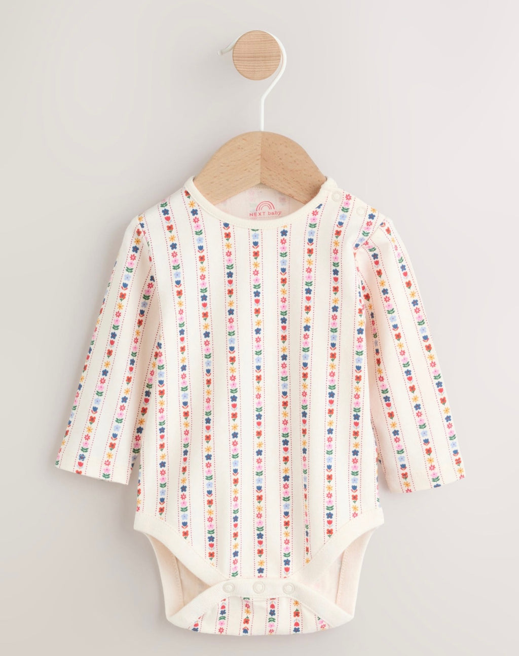 Embroidered Denim Dungarees and Long Sleeve Bodysuit Set 2 Piece