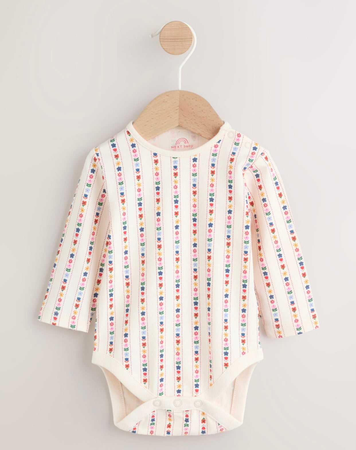 Embroidered Denim Dungarees and Long Sleeve Bodysuit Set 2 Piece