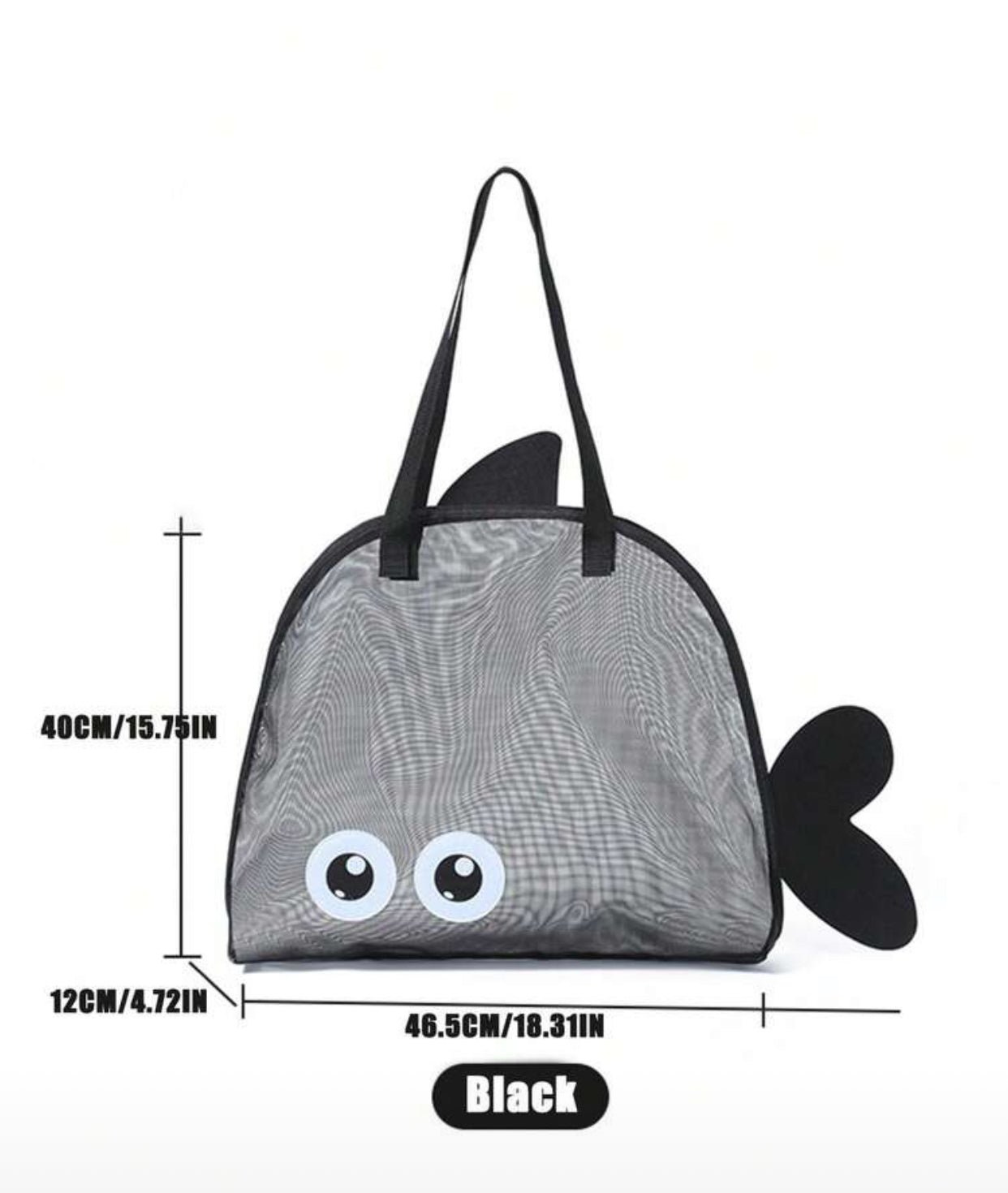 Multi-Purpose 3D Mesh Beach Shell Bag (immediate)