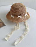 1pc Girls' Beach Straw Hat (immediate)