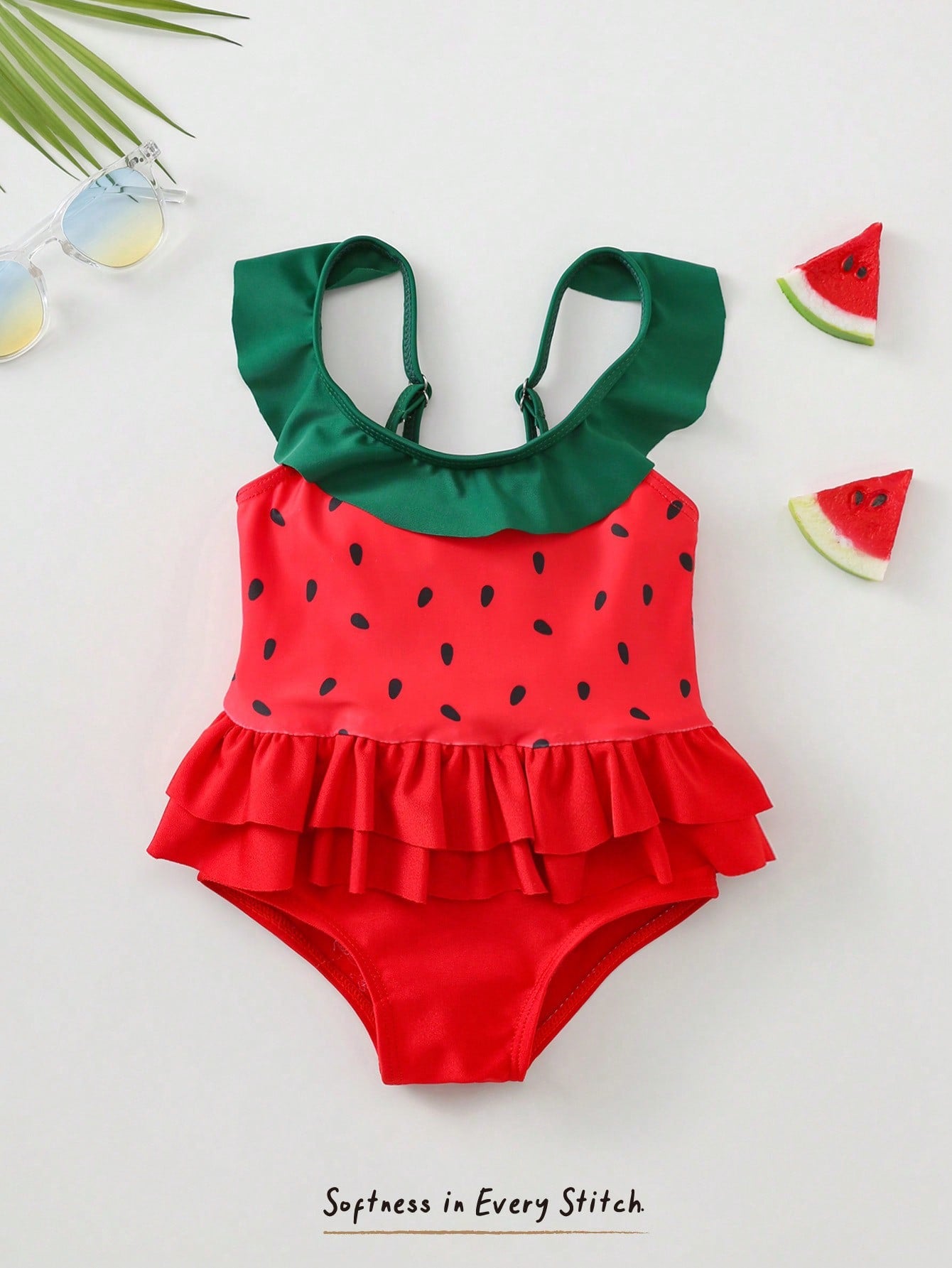 Baby Girl Watermelon Swimsuit (immediate)