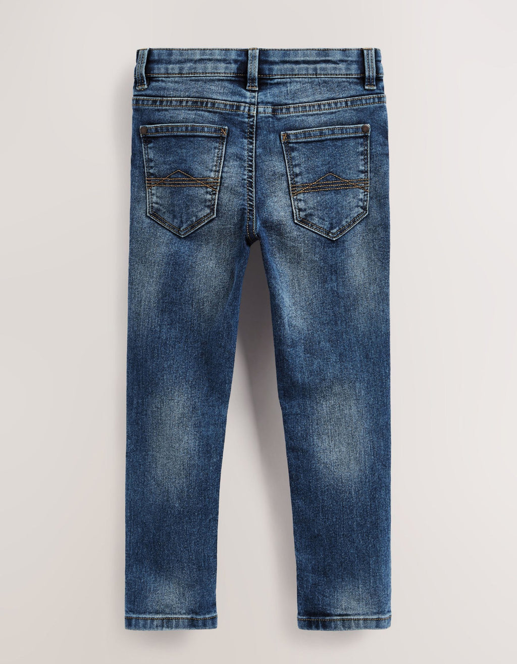 Blue Acid Wash Skinny Fit Stretch Jeans
