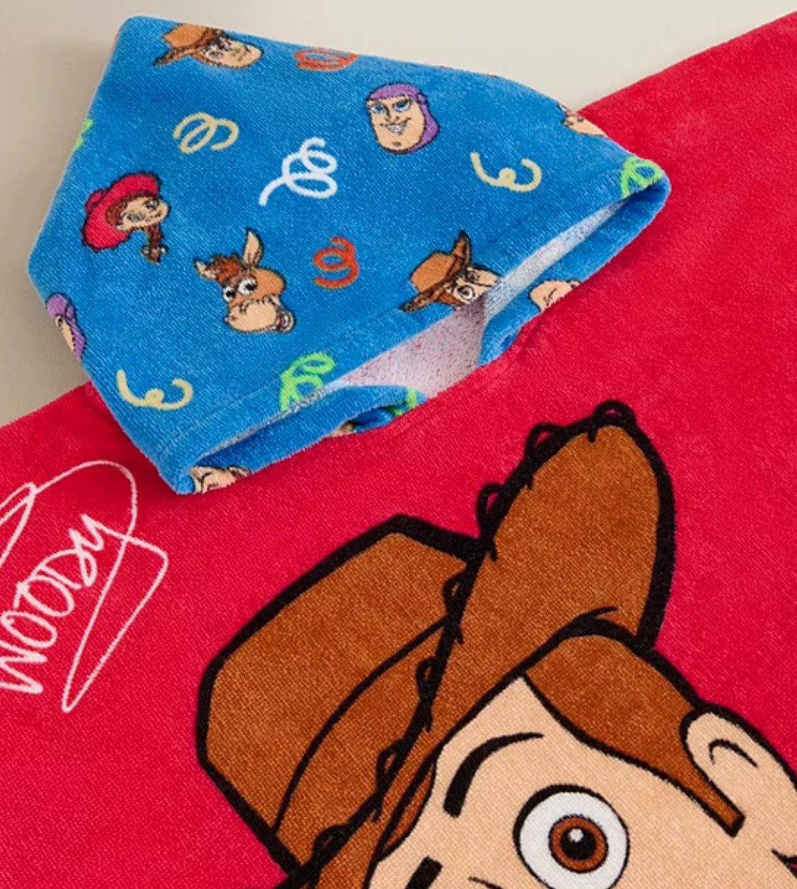 Disney Toy Story Red Cotton Poncho Size: Up To 3y