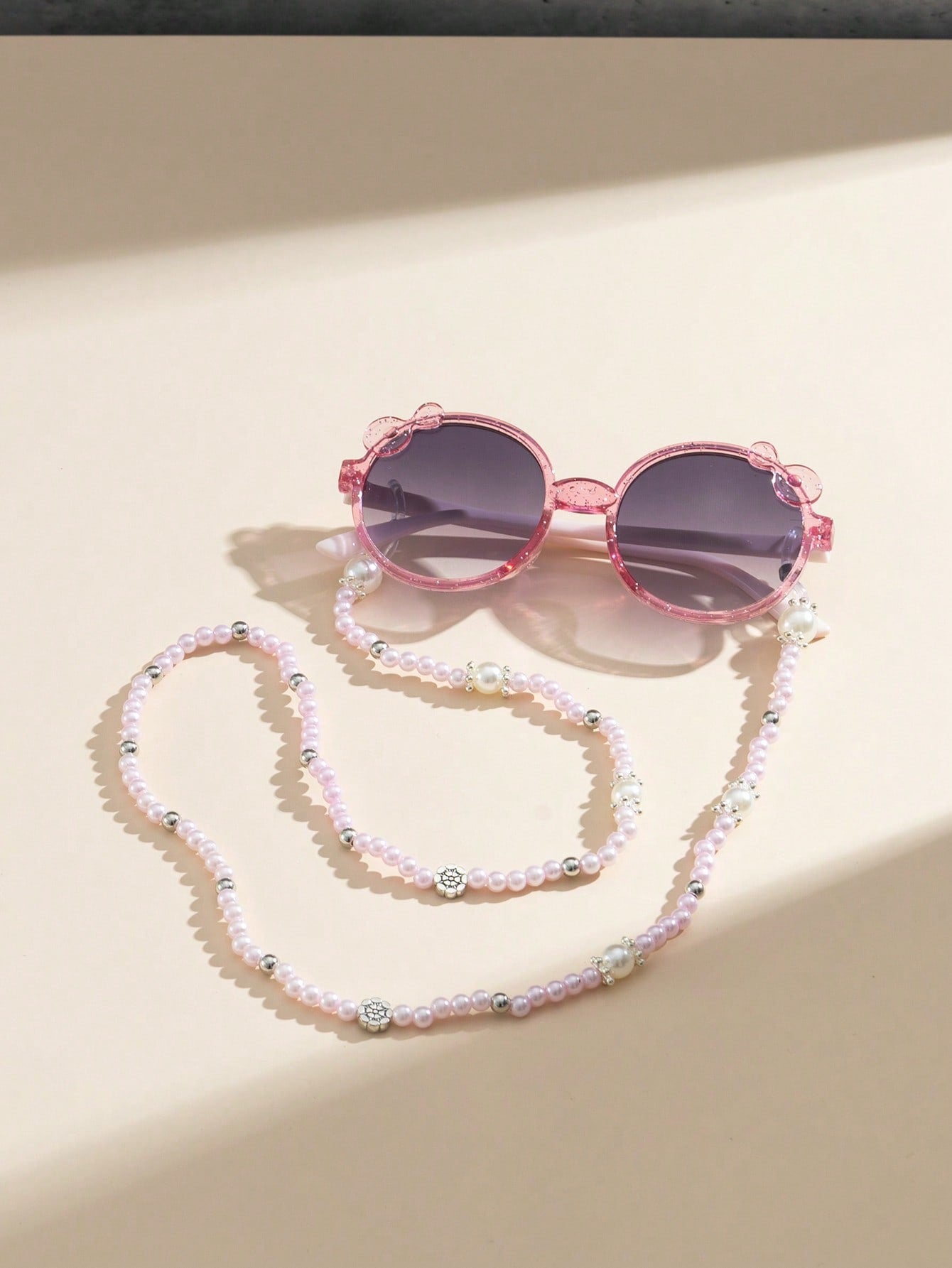 1 Set Girl Pink Sunglasses