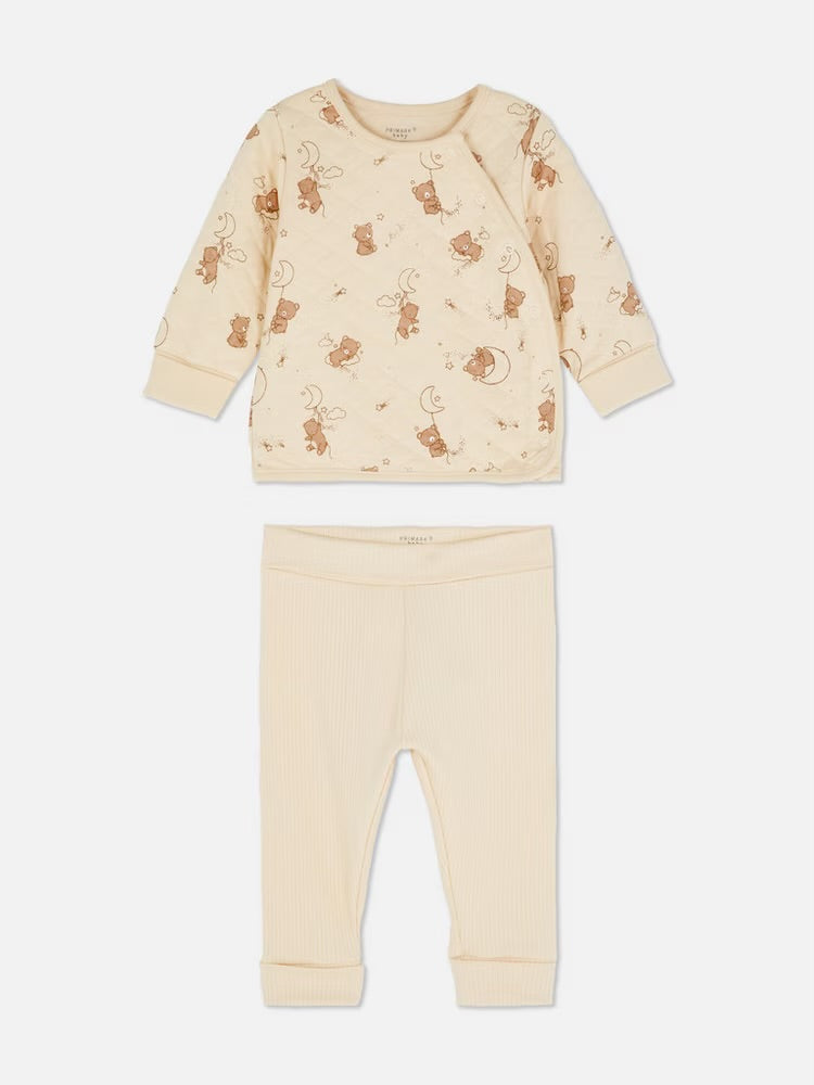 Primark 2pcs bear baby set (immediate)