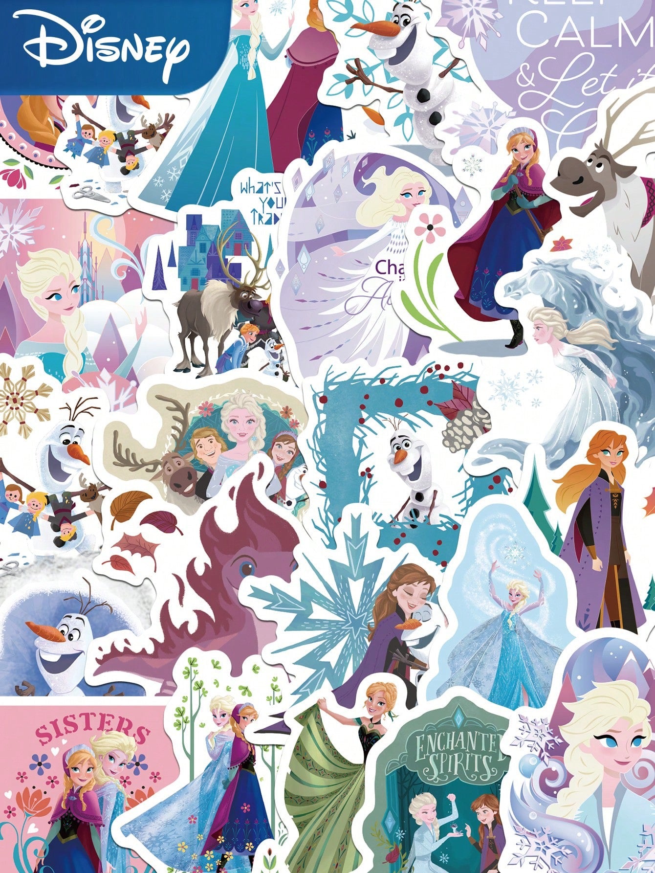 110pcs Disney Frozen Stickers