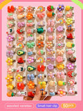 50pcs Random Mini Cute Cartoon Hair Clips