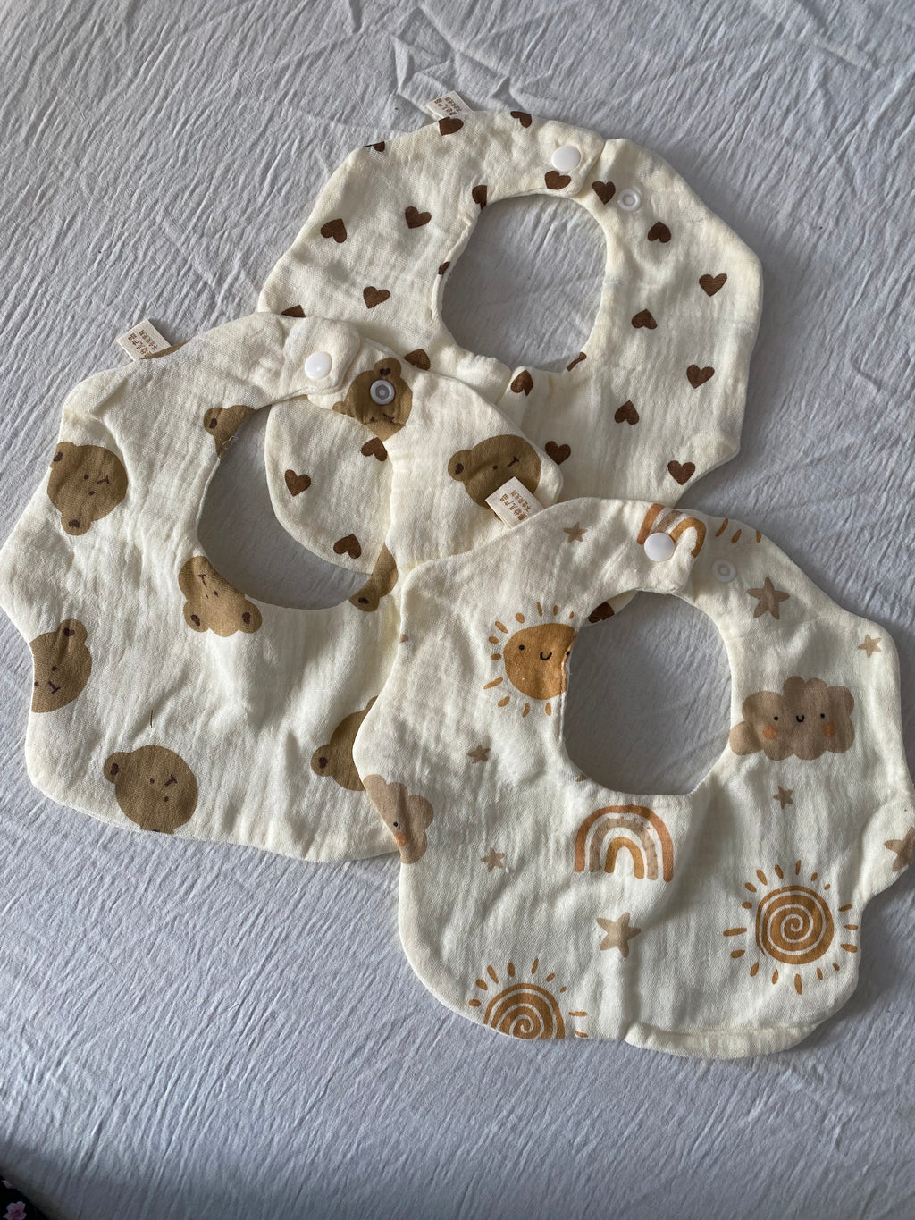 3pcs Baby Bibs Set (immediate)