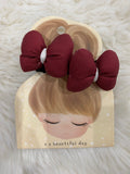2pcs red hair scrunchies Set