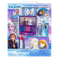 Disney Frozen 29 Pcs Beauty Kit For Girls with Clips, Press On Nail, Lip Gloss, Nail Stickers, Lip Balm, Nail File and Gems For Parties