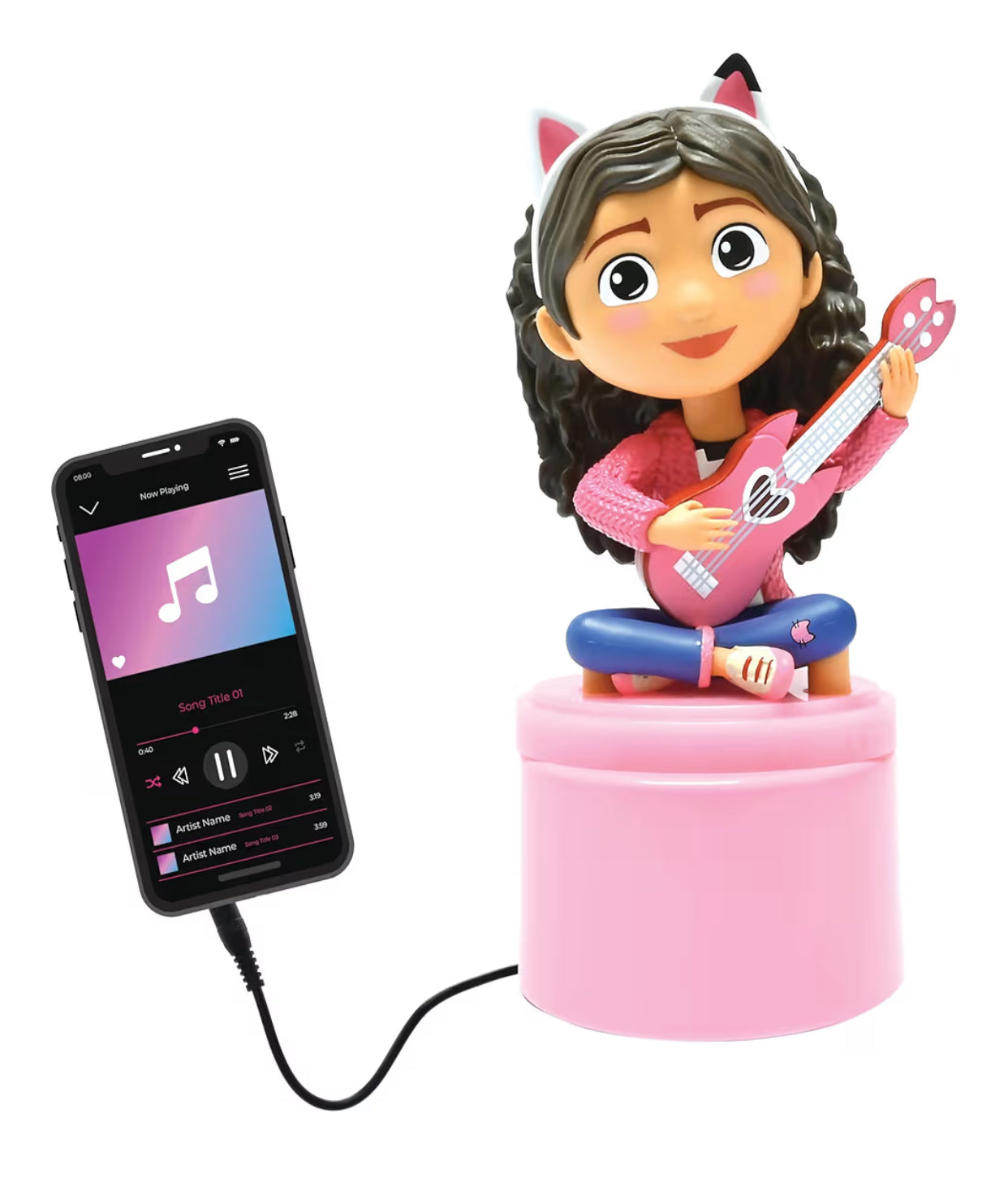 Gabby's Dollhouse, Nightlight with speaker, Soft light