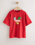 Red Back Print Marvel Avengers Short Sleeve T-Shirt
