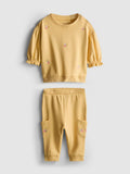 Floral Embroidered Sweatshirt and Joggers Set (immediate)