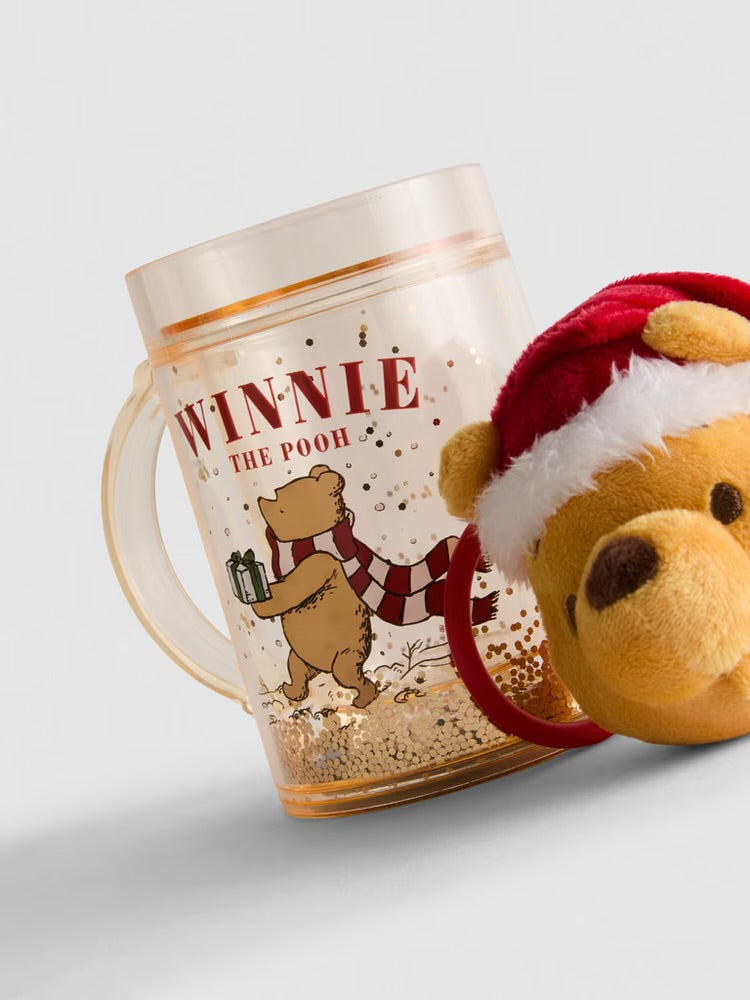 Primark Winnie the Pooh Christmas Plush and Tumbler Set