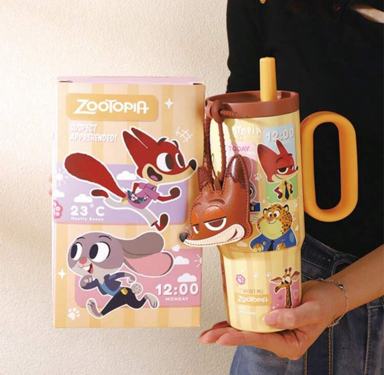 Disney Zootopia Judy And Nick Stainless Steel Insulated Tumbler 750 ml