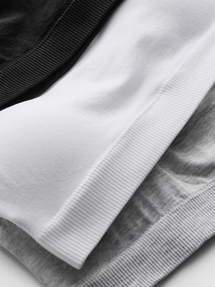 3pk Wireless Crop Bralettes