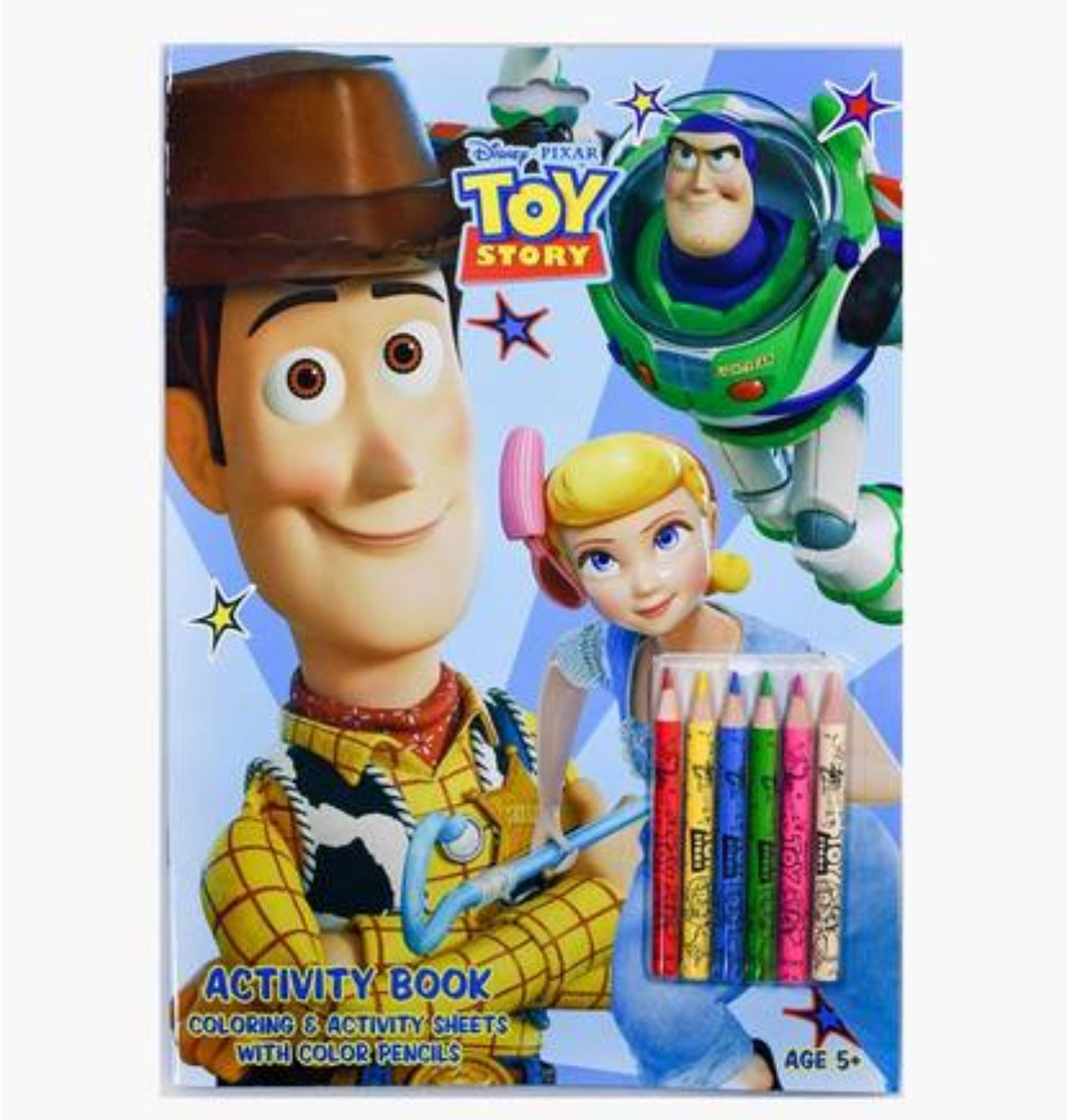 Disney Toy Story Colouring & Activity Book with Color pencils kit