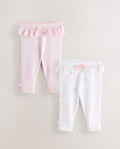 Baker by Ted Baker 2 Pack Pointelle Layette Leggings