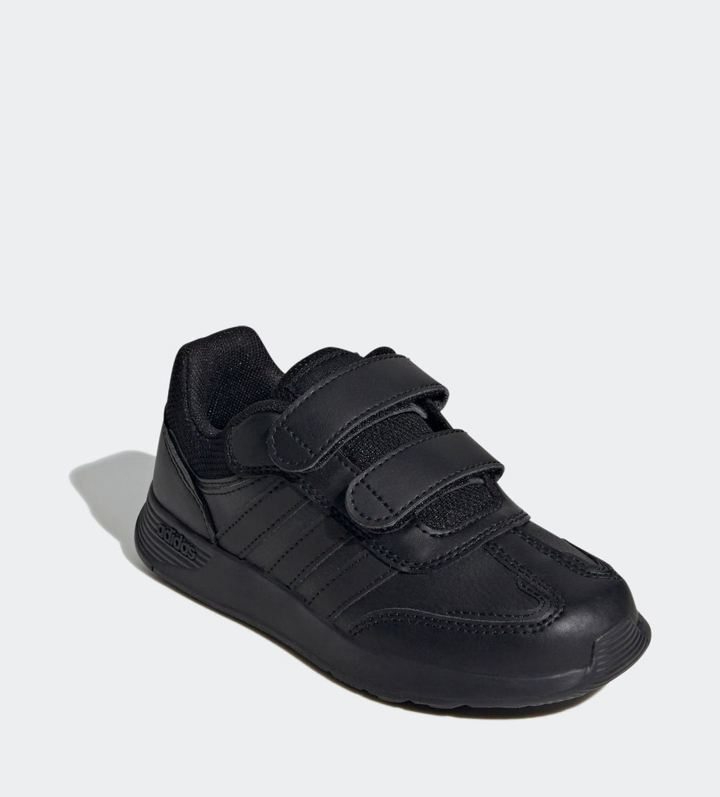adidas Black Chrome Tensaur Switch Hook and Loop Kids Trainers