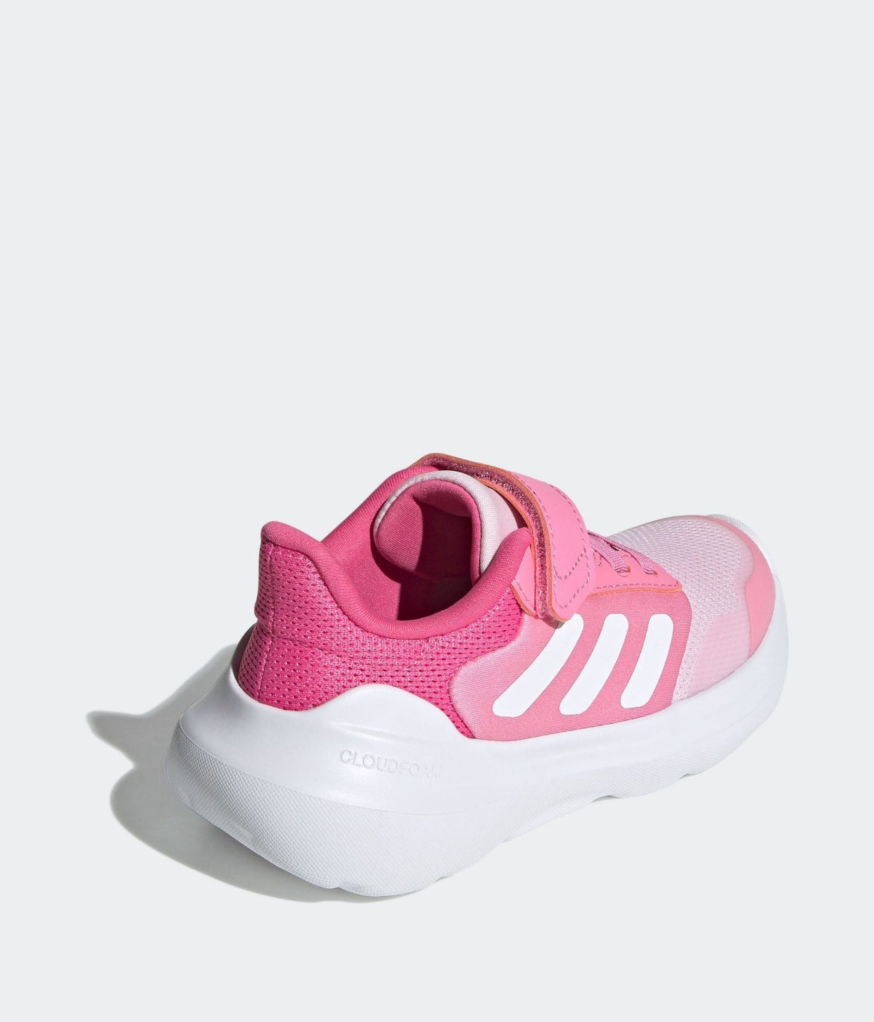 adidas Pink Tensaur Run 2.0 Hook and Loop Kids Trainers