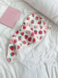 1pc Plush Hair Strawberry Drying Cap (immediate)