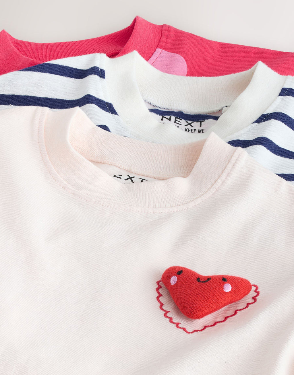Red Hearts T-shirts 3 Pack