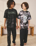 Black/Grey Skull Long Sleeve Pyjamas 2 Pack