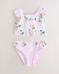 Baker by Ted Baker 2 Piece Frill Stripe Tonal Bikini